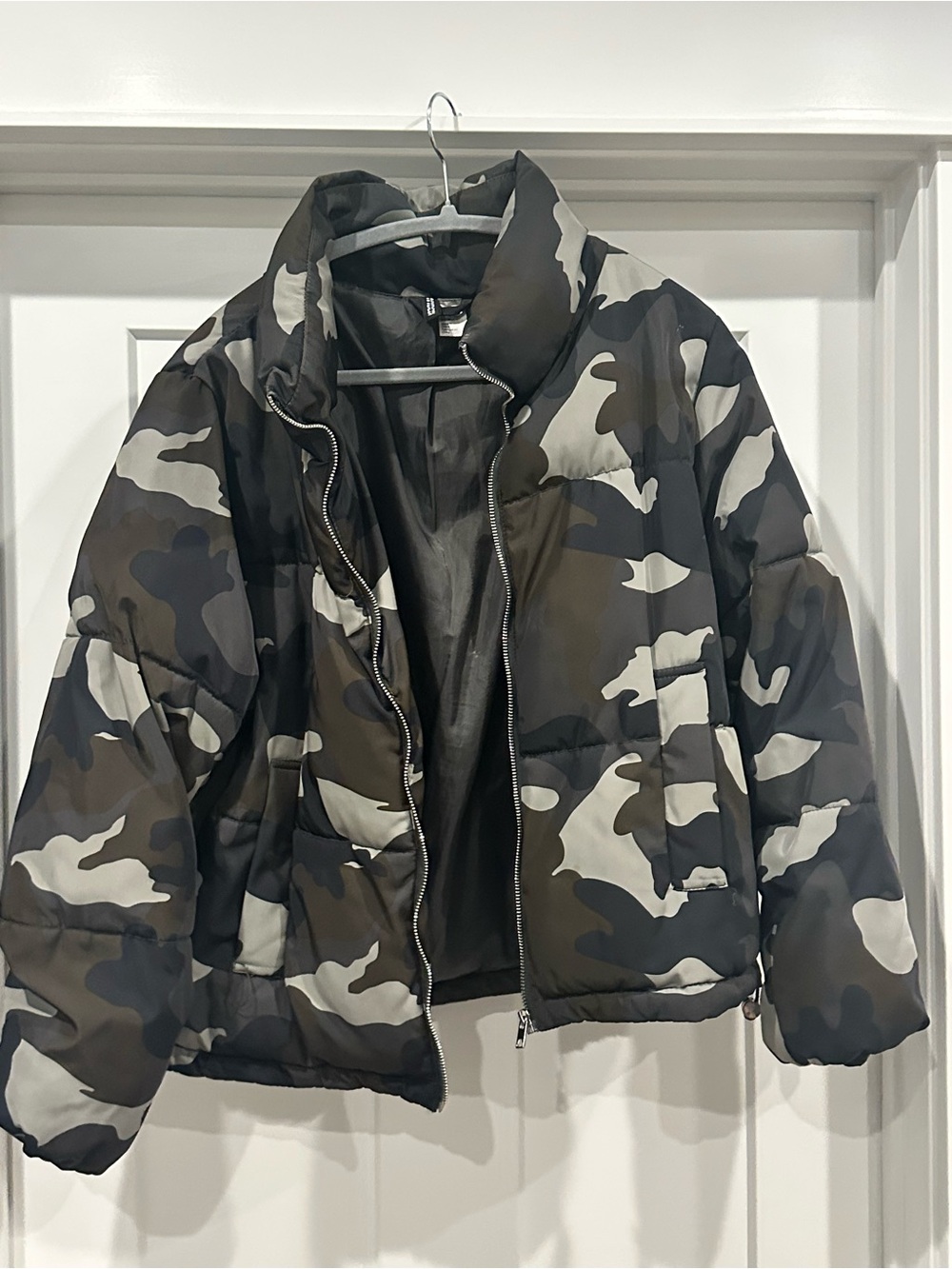 Diesel Black Quilted Puffer Jacket